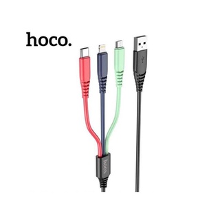CÁP SẠC NHANH 3A HOCO DU04 chân Lightning/Type-C/Micro