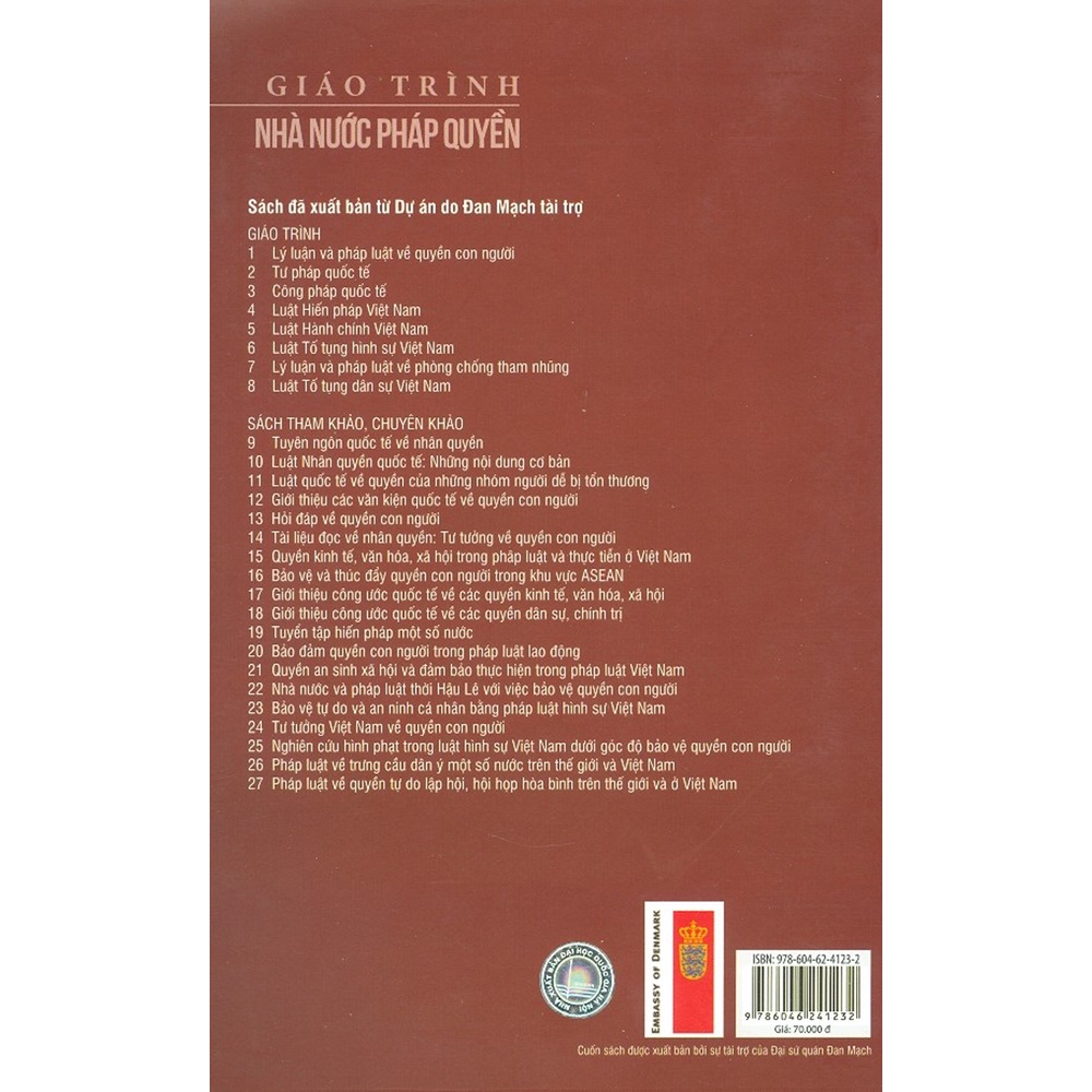 Sách - Giáo trình nhà nước pháp quyền
