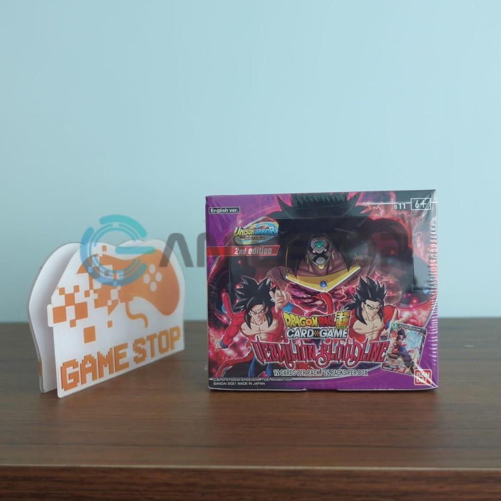 Thẻ bài Dragon Ball Super TCG Vermilion Bloodline Booster Box DBS B11 2nd Edition Bandai bản tiếng Anh DBTCGUSBOOB03
