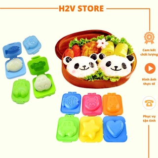 [Sẵn Hàng] Bộ 6 khuôn làm cơm cho bé giúp bé ăn dặm ngon miệng