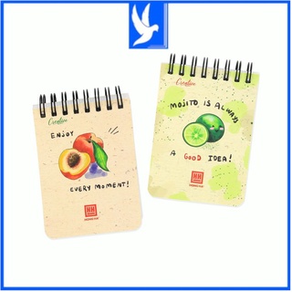 Sổ tay mini a7 kiểu lật dọc nhiều hình ngộ nghĩnh dễ thương