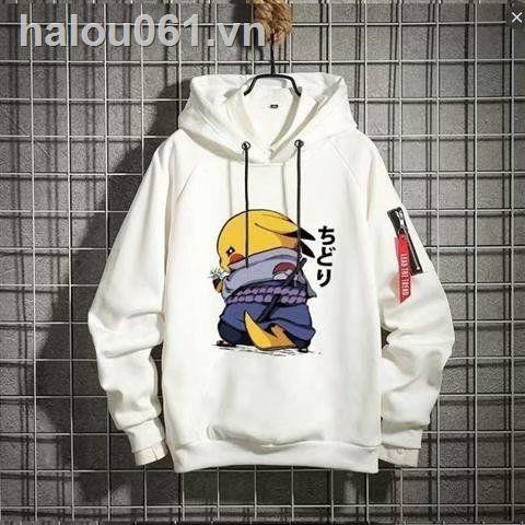 Áo Hoodie Nam In Hình Pikachu Thời Trang Thu Đông 2020
