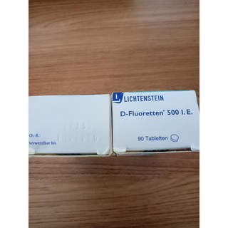 Vitamin D-fluoretten 500 IE