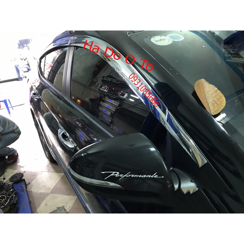 VÈ CHE MƯA MẠ CROM Elantra 2016 - 2021