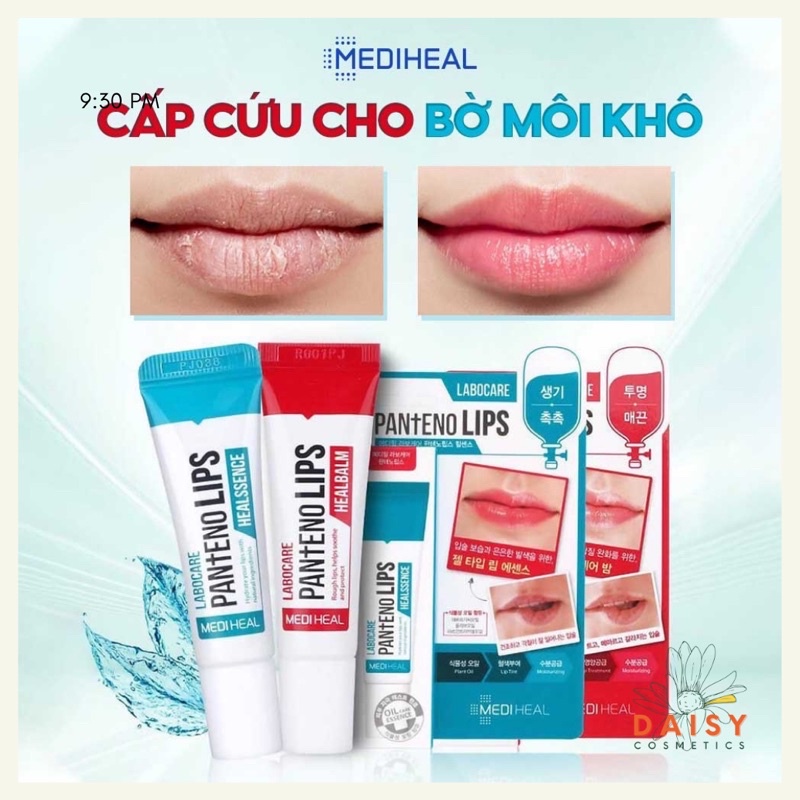 Son dưỡng giảm thâm &amp; giúp mềm môi Mediheal Labocare (Ban ngày &amp; ban đêm) phù hợp cho môi thâm lâu năm