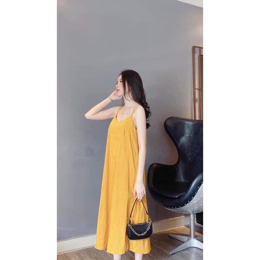 [ Mã FAMAYWA2 giảm 10K đơn 50K] Bán sỉ váy đũi 2 dây đan chéo cho nữ x | BigBuy360 - bigbuy360.vn