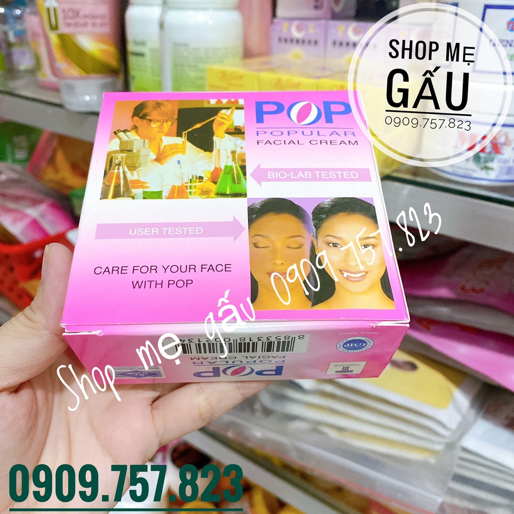 Kem POP dưỡng trắng da Thái Lan hộp 100gram