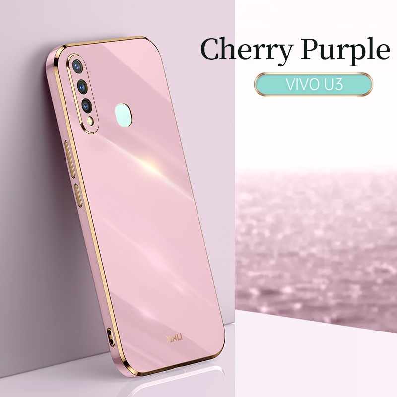 Ốp Điện Thoại TPU Silicon Mềm Mạ Điện Chống Sốc Cho VIVO Y19 VIVOY19 Y 19