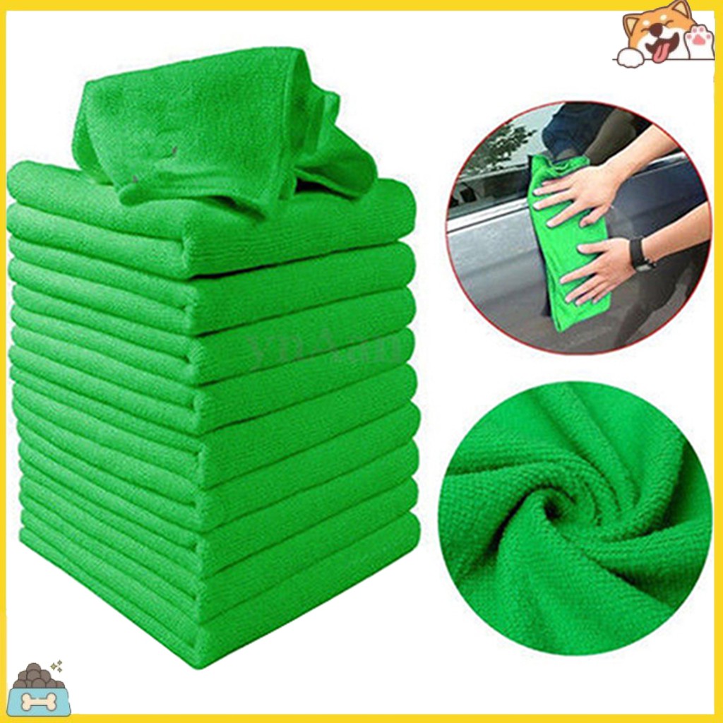 Bộ 10 khăn lau xe hơi mềm mại cỡ lớn chất lượng cao