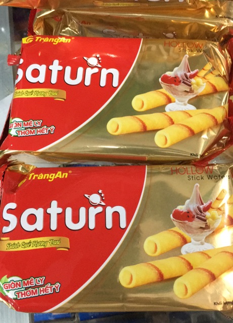 Bánh quế không nhân hương vani Saturn 60g