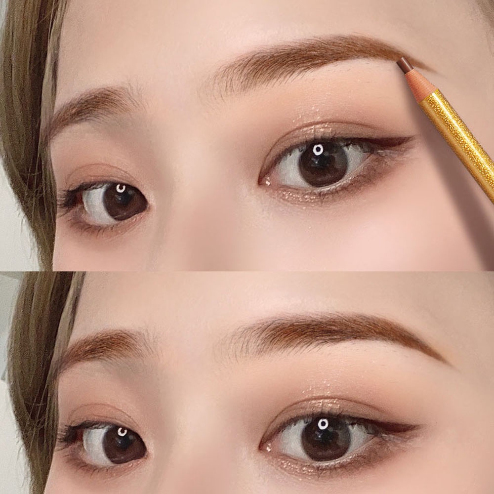 [Hàng mới về] Bút chì kẻ lông mày Cosmetic Art dạng xé chống nước và mồ hôi lâu trôi nhiều màu