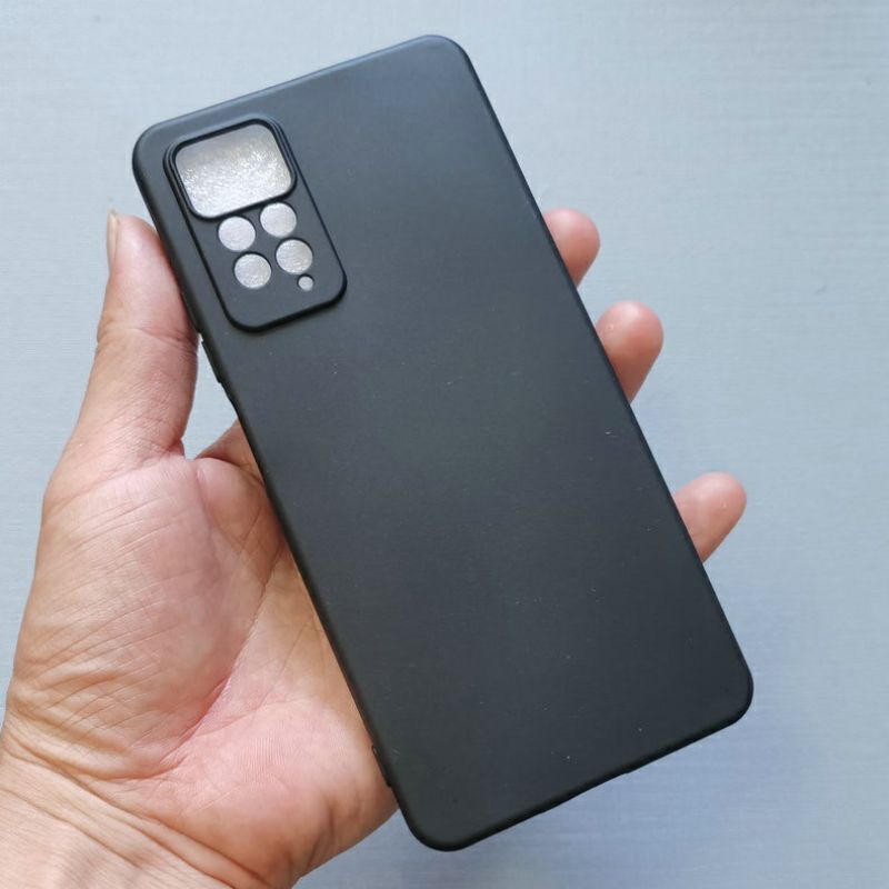 Ốp lưng dẻo màu cho Xiaomi Redmi Note 11, Note 11S 4G, Note 11 Pro - màu đen ( Pro