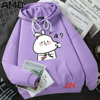 Áo hoodie thỏ bẹo má cuti
