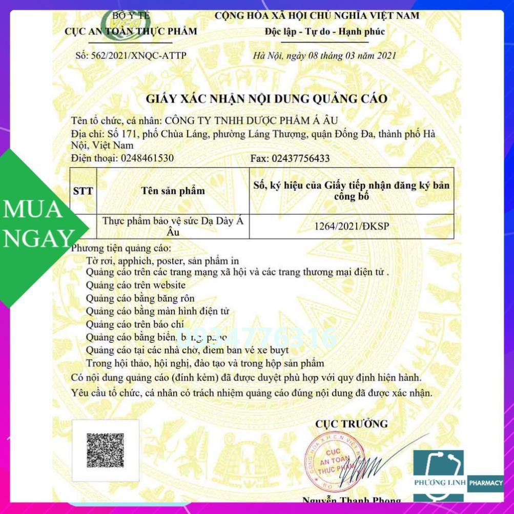 Dạ dày á âu hộp 2 vỉ x 10 viên