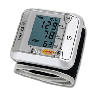 Máy đo huyết áp cổ tay Microlife 3BJ1 4D (Trắng phối xám)