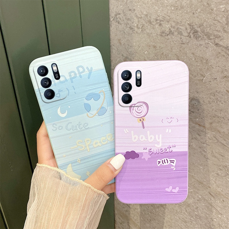 Ốp lưng điện thoại oppo reno 6z 5g Ốp Điện Thoại Mềm In Hình Tranh Sơn Dầu Cho Oppo Reno 6z 5g