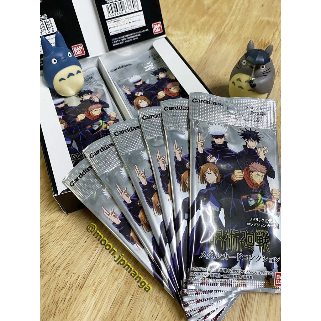 BST Thẻ Jujutsu Kaisen Bandai MetalCard 1