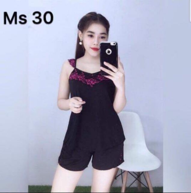 [Mã WA1606 giảm 15% đơn 99k] Đồ Ngủ Thun Lạnh Mẫu Cánh Tiên Siêu Xinh( Từ 40_75kg) | BigBuy360 - bigbuy360.vn