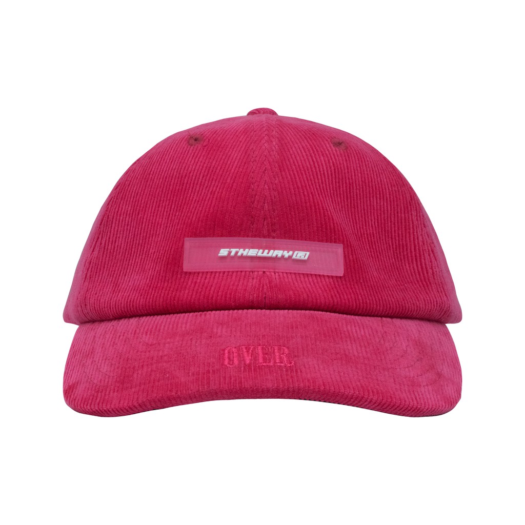 5THEWAY® /over/ CORDUROY DAD CAP™ in HOT PINK aka Nón Lưỡi Trai Hồng