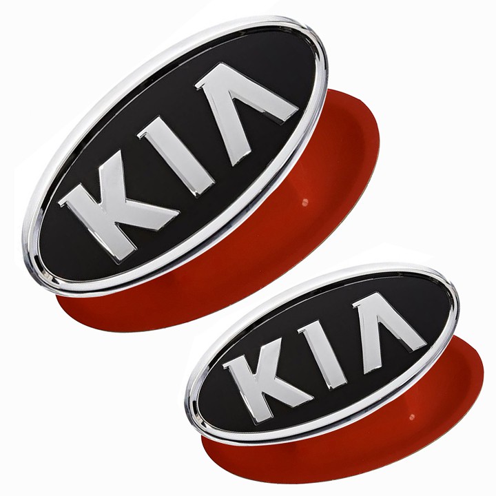 Bộ 02 Logo KIA Tiêu Chuẩn Trước Và Sau