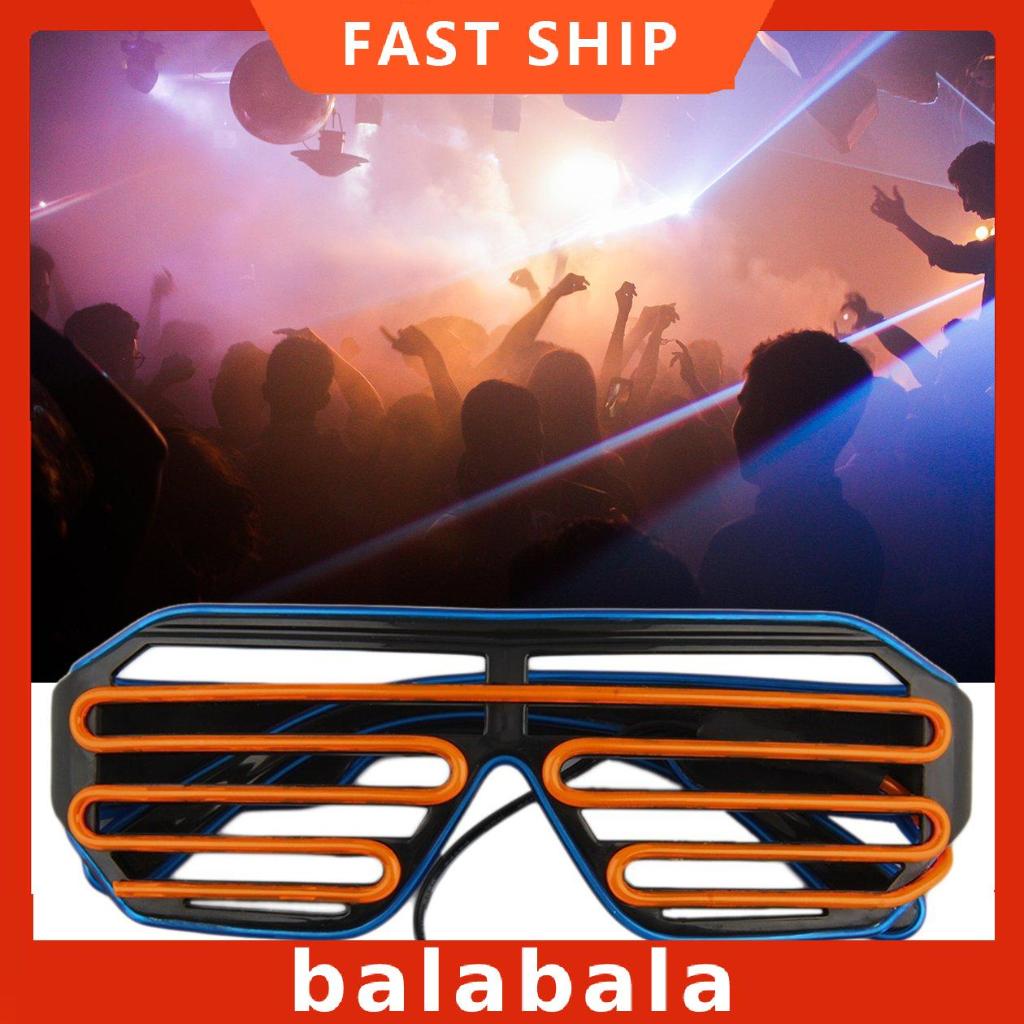 [BL]Plastic LED Glasses Light Up Shades Flashing Rave Wedding Party Glasses