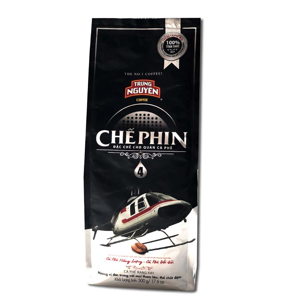 Cà phê Trung Nguyên rang xay Chế Phin 1 - 2 - 3 - 4 - 5 (500g/ gói) - pha phin