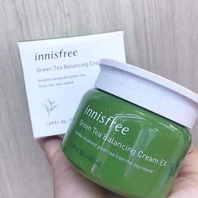 Kem Dưỡng Da Trà Xanh Innisfree Green Tea Balancing Cream EX 50ml BẢN MỚI 2019