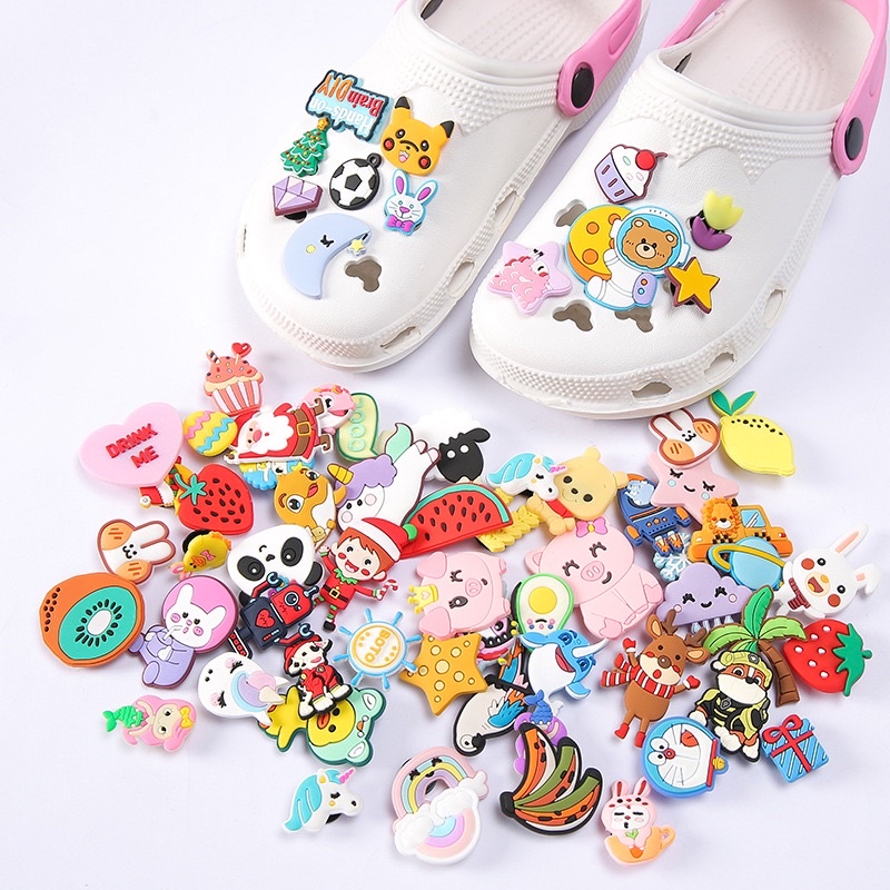 [FREESHIP] Sticker /charm ♥❤️cài dép cross giá rẻ đa dạng mẫu mã, chất lượng tốt