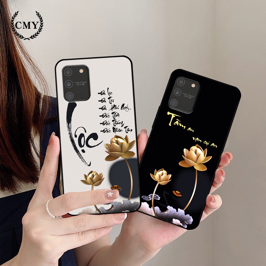 Ốp lưng Samsung S10 Lite in hình phong cách chữ thư pháp cha mẹ, tài lộc