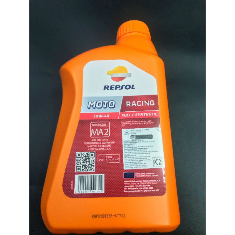 Nhớt Repsol Racing 10W40.