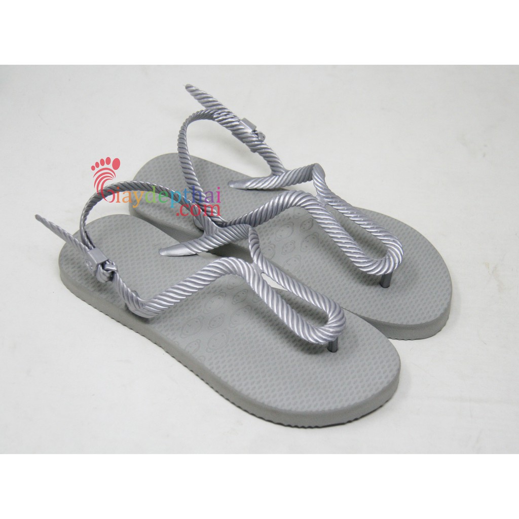 Giày Sandal nữ đế cao su xốp quai kẹp dây mảnh Thái Lan Monobo Maldives S2