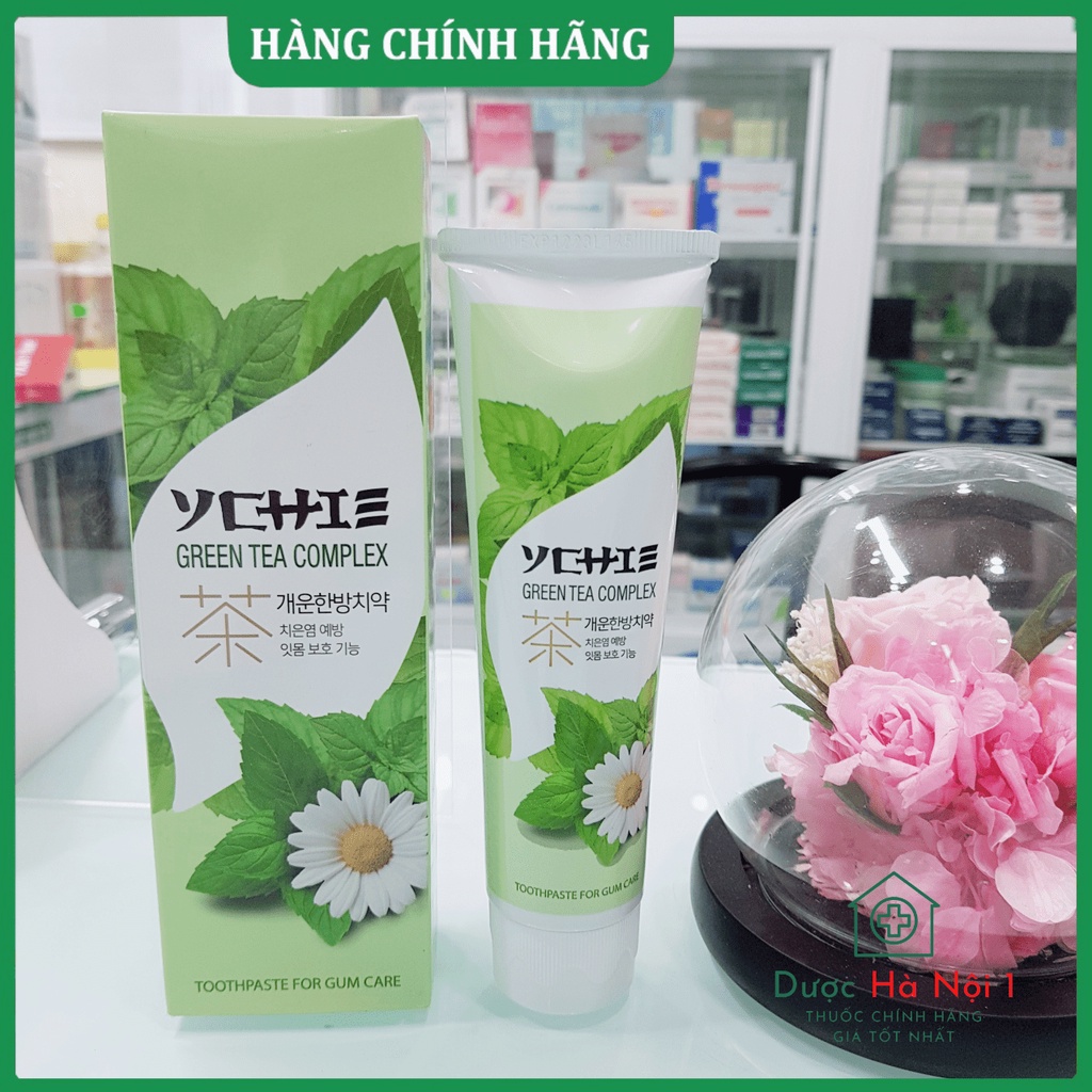 Kem đánh răng Ychie Green tea complex thảo mộc trà xanh bạc hà 120g