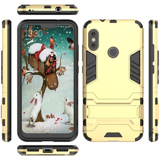 Ốp lưng Xiaomi Mi A2 Lite / Redmi 6 Pro iRON - MAN Nhựa PC cứng viền dẻo chống sốc - Vàng