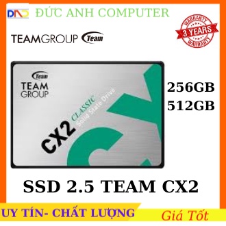 Ổ cứng SSD TEAM GROUP CX2 256GB / 512GB  2.5 inch , Bảo Hành 3 Năm, Chính Hãng Viễn Sơn Phân Phối | BigBuy360 - bigbuy360.vn