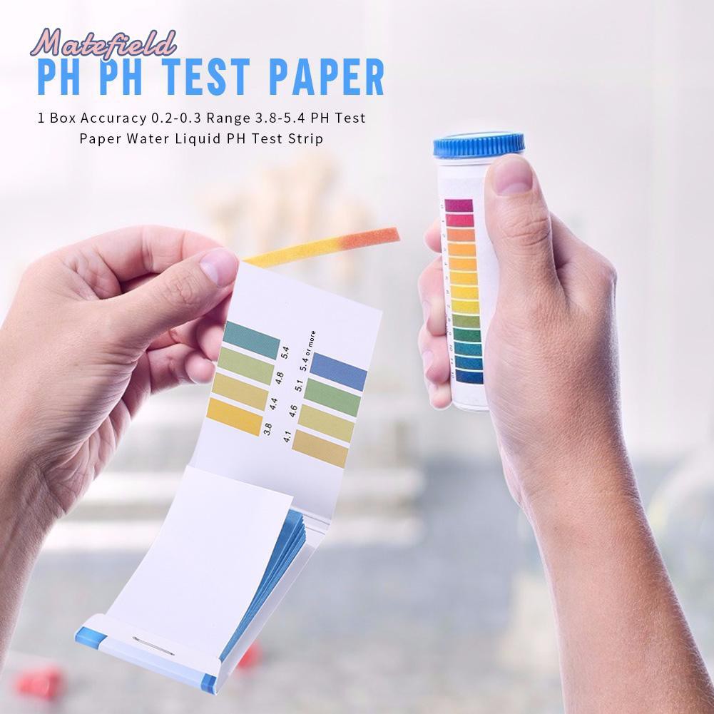 1 Hộp Giấy Kiểm Tra Độ Ph 0.2-0.3 3.8-5.4