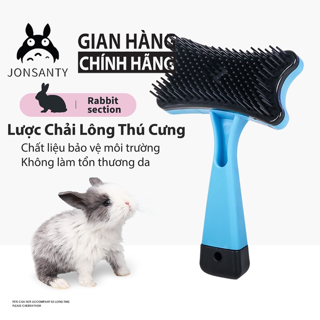 Bàn chải lông thỏ, lược chải lông thú cưng, chinchila, và tác dụng giúp lưu thông máu tốt cho sức khỏe pet
