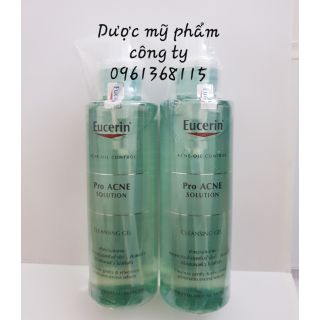 Sữa Rửa Mặt Da Mụn da dầu Eucerin Pro ACNE Gel 200ml