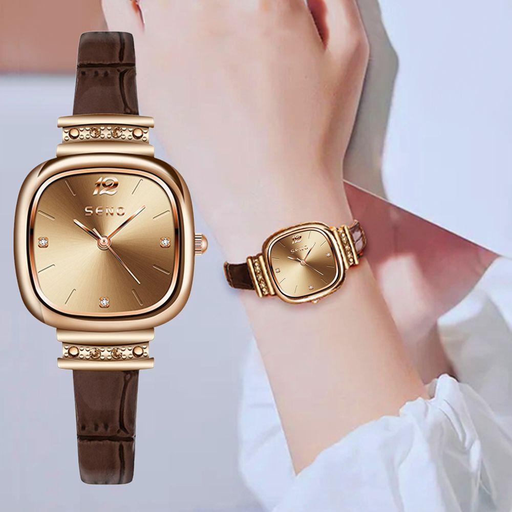Đồng Hồ Đeo Tay BTLIMER Kiểu Dáng Đơn Giản Hợp Thời Trang Cho Nữ|Đồng Hồ Đeo Tay Thời Trang Cá Tính