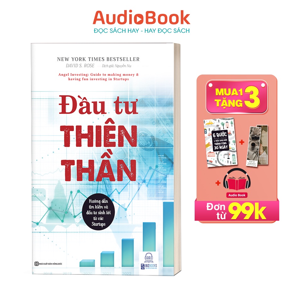 BIZBOOKS - Sách Đầu tư thiên thần - Hướng dẫn tìm kiếm và đầu tư sinh lời từ các Startups