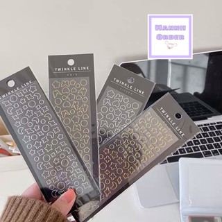 Sticker Trong Suốt Họa Tiết Ngân Hà