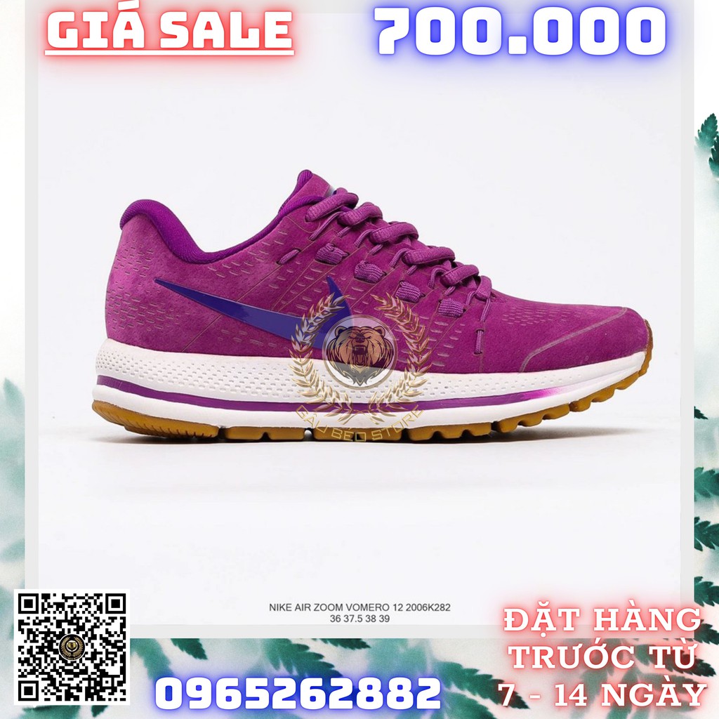 GIÀY SNEAKER MÃ SẢN PHẨM_Nike Air Zoom Vomero 12 NHIỀU MÀU PHONG CÁCH FULLBOX + FREESHIP