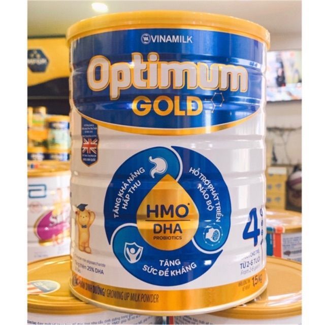 Sữa bột Vinamilk Optimum gold 4 1.5kg (Mẫu Mới HMO)