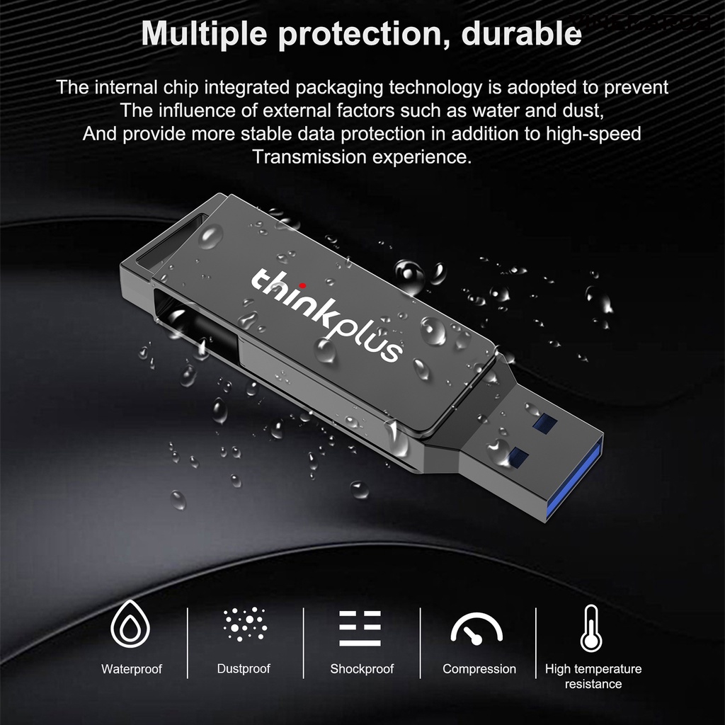 USB hai giao diện USB 3.1 Type C 16G 32G xoay 360 độ VINE MU251 cho điện thoại | BigBuy360 - bigbuy360.vn