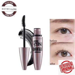 Mascara Làm Tơi Mi, Nâng Mi Maybelline Lash Sensational Waterproof 10ml