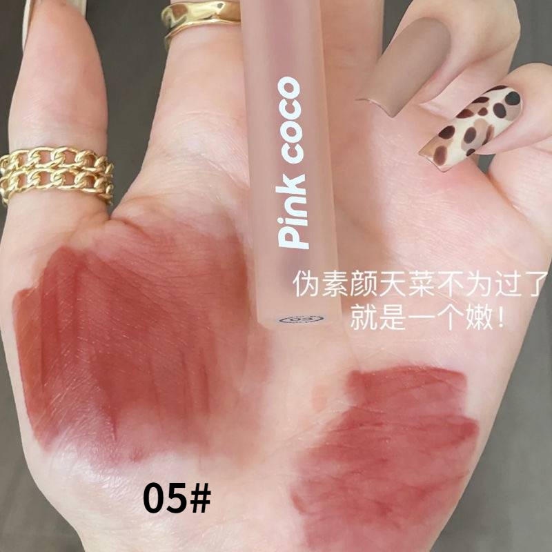 Pinkyfocus Son Môi Trang Điểm Chống Nước Lâu Trôi