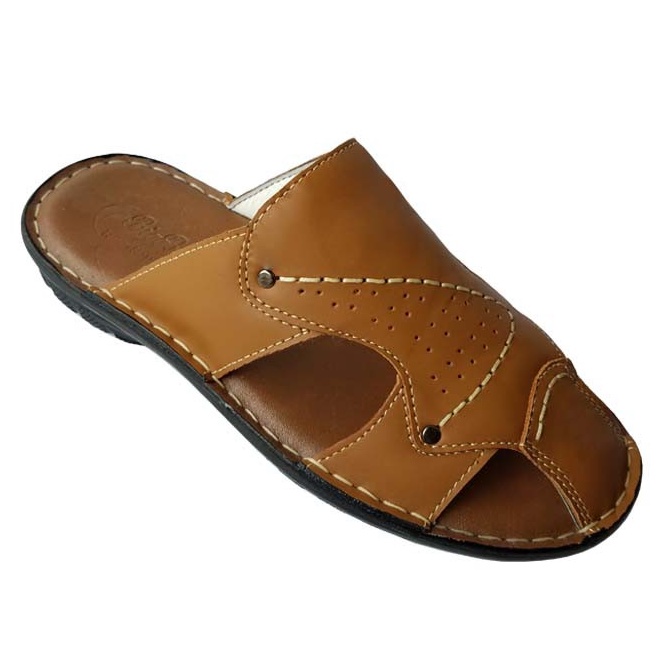Dép Nam Bít Đầu Da Bò BIGBEN Cao Cấp DN263