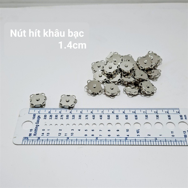 Nút hít khâu - nút kim loại -  phụ kiện làm túi xách