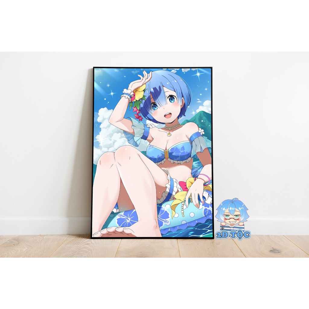 POSTER A3 Cao Cấp Treo Tường Rem (16) Anime Light Novel Re:Zero Kara Hajimeru Isekai Seikatsu By 2D Tộc Shop