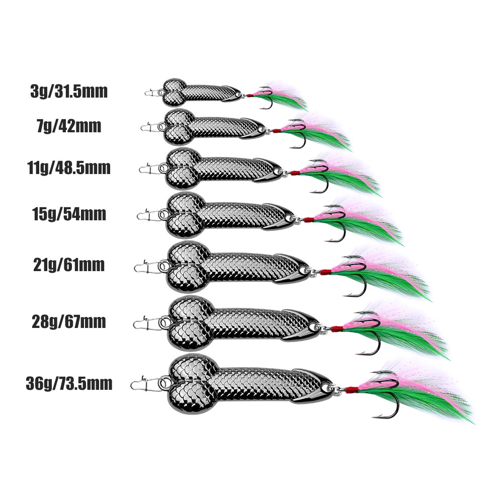 Mồi Câu Cá Giả Bằng Kim Loại R004 3g7g11g15g21g28g36g