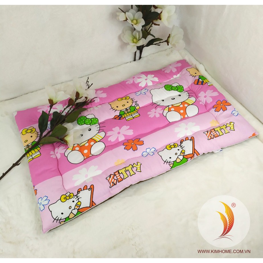 Nệm Cho Bé Đi Học Mẫu Giáo, Nệm Lót Nằm Nhà Vải Cotton Thắng Lợi (60x100cm),(70x120cm)